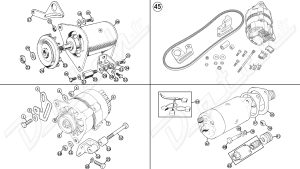 SPITFIRE STARTER/DYNAMO/ALTERNATOR