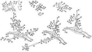 SUPPORTS MOTEUR MGB