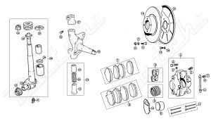 FRONT BREMSES MGB