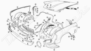 CARROSSERIE SPITFIRE MK1/MK2 BLOC AVANT