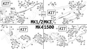 ECHAPPEMENTS SPITFIRE MK1-MK2-MK3-MK4