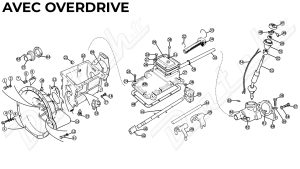 BOITE DE VITESSE/OVERDRIVE SPITFIRE