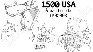 RADIATEURS DE REFROIDISSEMENT SPITFIRE 1500 USA