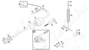 SUSPENSION HYDROLASTIQUE MINI (ARRIÈRE)