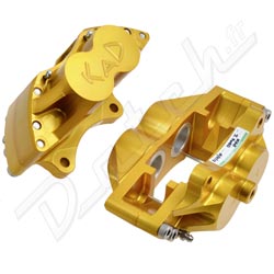 BRAKE CALIPER ALLOY KAD 4 POT DISCS 8.4" (SOLID)