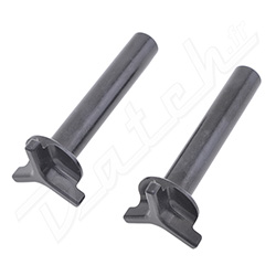 ALLOY AIR FILTER BOLTS - PAIR FOR HS4 FILTER - BLACK