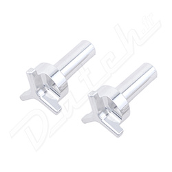 TWIN AIR FILTER BOLTS - LONG PAIR - POLISHED
