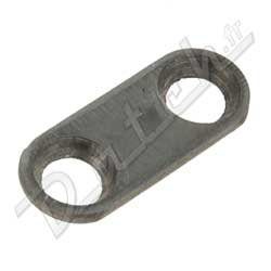 PLAQUE DE GUIDE DE SERRURE/MECANISME DE PORTE MINI 1959-1969 (INOX)