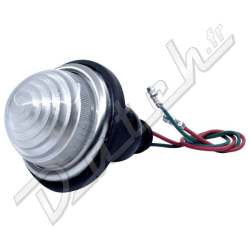 FEU TYPE LUCAS (L594 BLANC) AMPOULE A DEUX FILAMENTS (PLASTIQUE)