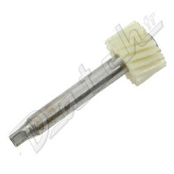 PIGNON DE CABLE DE COMPTEUR MINI 2.83 (17 DENTS) BLANC