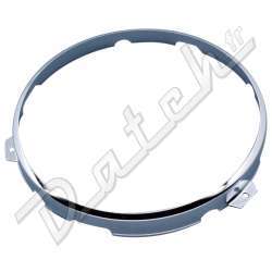 CERCLAGE DE PHARE INTERIEUR 7" (2 VIS) AVEC CUVELAGE INTERNE (CHROME)