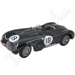 MINIATURE JAGUAR (1/18eme) TYPE-C (LE MANS 1953) AUTOART