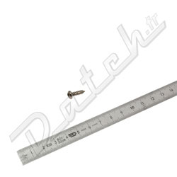 VIS TOLE CRUCIFORME "P.P.T.R" 3,30 x 13mm (0-1/2) CHROME