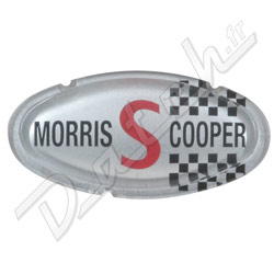 BADGE DE CAPOT MINI 1967-1969 "MORRIS COOPER S"