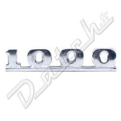 BADGE/SCRIPT DE MALLE MINI "1000"