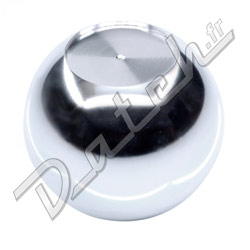 POLISHED GEARKNOB WITH RECESS FOR INSERT