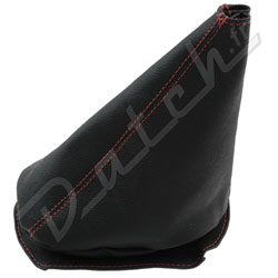 GEAR LEVER GAITER WITH RED STITCHING COOPER STYLE