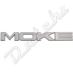 BADGE "MOKE" GRIS