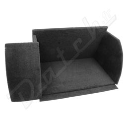 GARNITURE DE COFFRE MINI (RESERVOIR 25L) NOIR