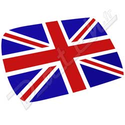 AUTOCOLLANT DE TOIT MINI (UNION JACK) DRAPEAU ANGLAIS