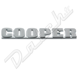 BADGE DE MALLE MINI "COOPER" 2000