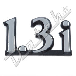 BADGE DE MALLE MINI "1.3i" (CHROME)