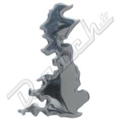 BADGE DE MALLE MINI ANGLETERRE (CHROME)
