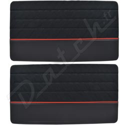 DOOR PANEL 1990-1995 (BLACK/RED COOPER) LIGHTNING