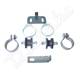 KIT DE MONTAGE SILENCIEUX MANIFLOW SORTIE CENTRALE (48mm)