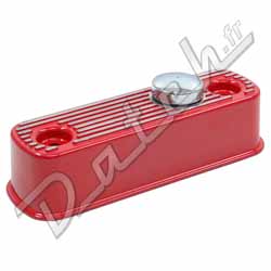 CACHE-CULBUTEURS (SERIE-A) ALU "STRIE"  ROUGE