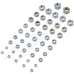 ASSORTIMENT D'ECROU UNF (6 TAILLES POPULAIRES)