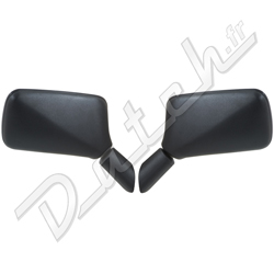 MIRROR PAIR BLACK JPC9848MS/JPC9849MS FOR DOOR FITTING