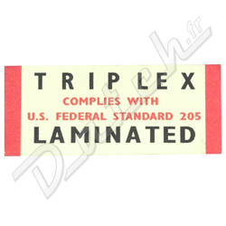 ETIQUETTE "LABEL TRIPLEX SCREEN" (PAPIER)