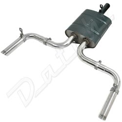 1"3/4 CENTRE EXIT ABARTH SILENCER