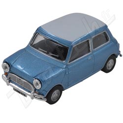 MINIATURE MINI (1/43eme) COOPER 1969 (BLEU) CARARAMA