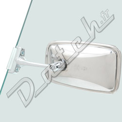 RETROVISEUR "PINCE" FIN (RECTANGULAIRE) CONVEXE