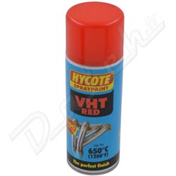 BOMBE DE PEINTURE (ECHAPPEMENT/HAUTE TEMPERATURE) ROUGE