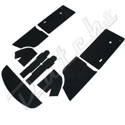  PACK GARNITURES INTERIEURES MINI  (NOIR)  1973-2000 (8 COTES)
