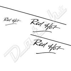 MINI RED HOT DECAL KIT