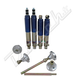 AMORTISSEUR MINI (RABAISSE) REGLABLE "GAZ SHOCKS" + HILO (ALU)