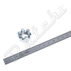 ECROU CRENELE 0-5/8" UNF (FIN) MINI MOYEU ARRIERE (DROIT)