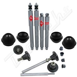  KIT SUSPENSION MINI (CONFORT) HILO + KAYABA GAS-A-JUST ET CONES QUALITE