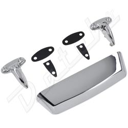 CHROME NUMBER PLATE LAMP + CHROME BOOT HINGES + GASKETS