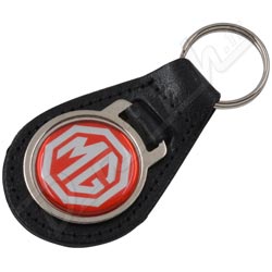 PORTE-CLEFS "MG" ROUGE/CHROME