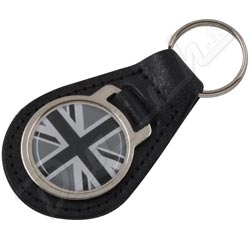 PORTE-CLEFS "UNION JACK" NOIR/GRIS