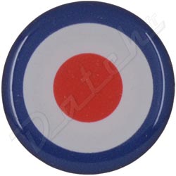 BADGE AUTOCOLLANT 27mm "COCARDE / CIBLE"