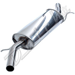 SILENCIEUX MINI "RC40" SORTIE LATERALE (INOX)