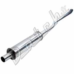TUBE INTERMEDIAIRE MINI (INOX) 44mm (FREEFLOW) + DETENTE