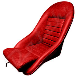 RH SEAT 2000 MINI BUCKET (ROUGE)