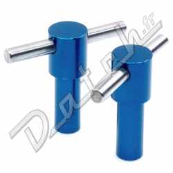 ECROU DE CACHE-CULBUTEURS (SERIE-A/SERIE-B) "T" BLEU (LA PAIRE)